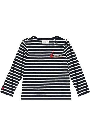Scotch&Soda Top in jersey di cotone a righe