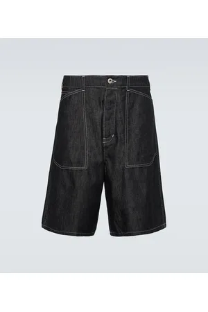 Kenzo Shorts di jeans Sailor con ricamo