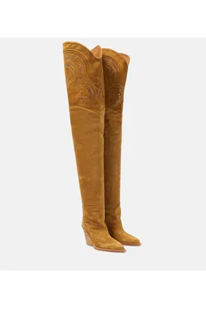 PARIS TEXAS Stivali cuissardes Dakota in suede