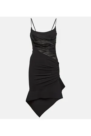 MUGLER Miniabito asimmetrico