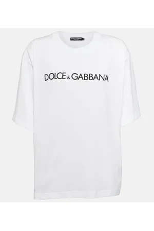 Dolce & Gabbana T-shirt cropped in jersey di cotone