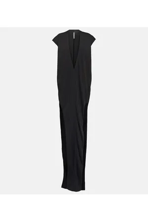 Rick Owens Abito lungo Arrowhead in cotone