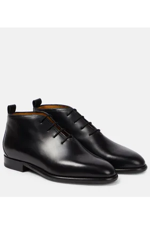 The Row Stivali stringati Grant in pelle