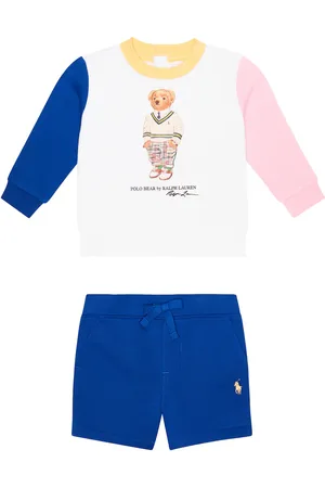 Ralph Lauren Baby - Felpa e shorts Polo Bear