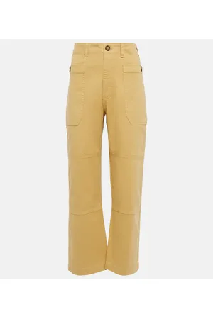 Frame Pantaloni cargo cropped a vita alta