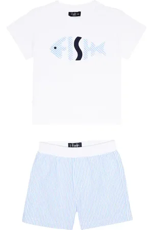 Il gufo Baby - T-shirt e shorts in cotone