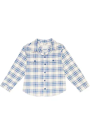 The New Society Camicia Jean in cotone a quadri