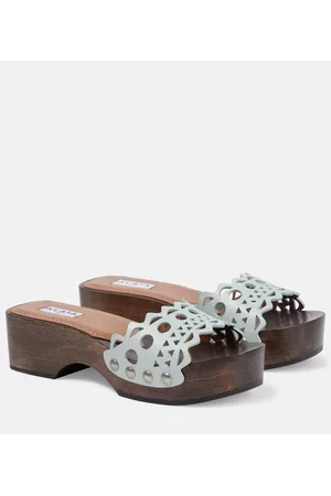 Alaïa Alaïa Sandali Vienne in pelle e legno