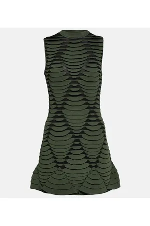 Alaïa Alaïa Miniabito in maglia effetto serpente