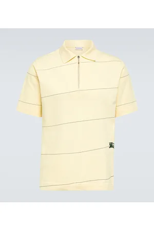 Burberry Polo EKD in cotone piqué a righe