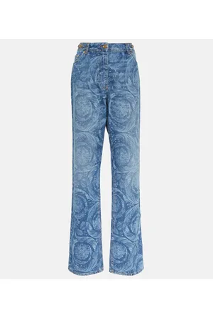 VERSACE Jeans regular Barocco a vita alta