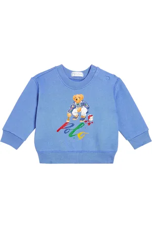 Ralph Lauren Baby - Felpa Polo Bear in misto cotone