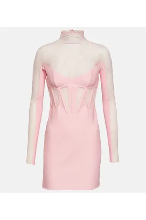 MUGLER Miniabito in tulle
