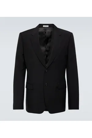 Alexander McQueen Blazer in misto lana e mohair
