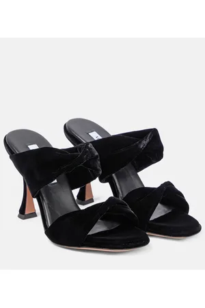 Aquazzura Mules Twist in velluto