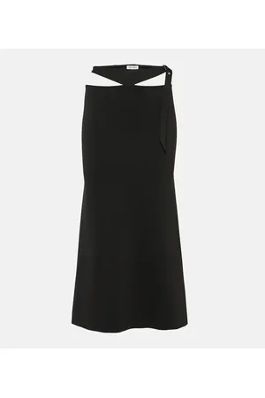 The Attico Gonna midi con cut-out