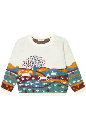 Louise Misha Pullover in jacquard di misto lana