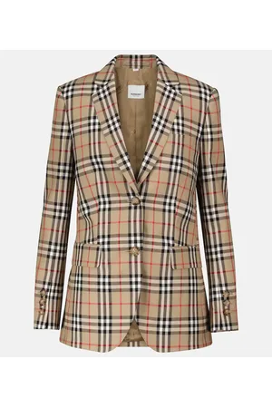Burberry Blazer in lana Vintage Check