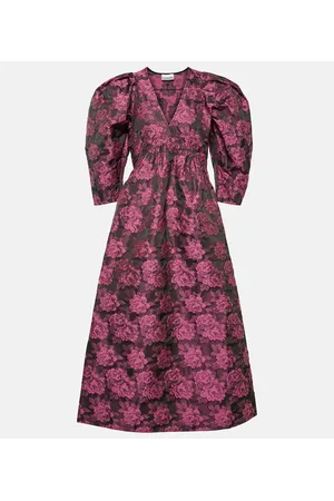 Ganni Abito midi in jacquard