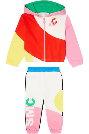 Stella McCartney Felpa e pantaloni sportivi in cotone