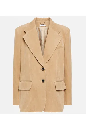 Chloé Chloé Blazer monopetto in velluto di cotone a coste