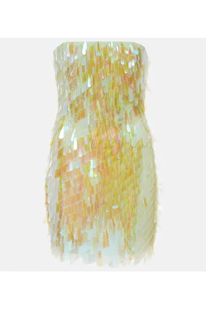 The Attico Miniabito in seta con paillettes