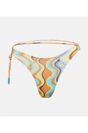 Jacquemus Slip bikini Le Bas de Maillot Barco con stampa