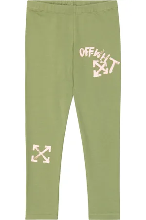 OFF-WHITE Leggings in jersey con stampa