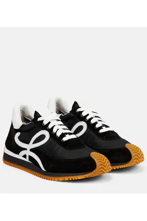 Loewe Sneakers Flow Runner in suede e tessuto
