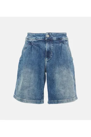 AG Jeans Shorts di jeans a vita alta