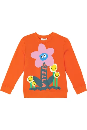 Stella McCartney Felpa in jersey di cotone a fiori