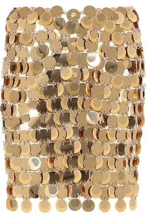 Paco rabanne Minigonna con paillettes