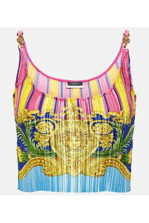 VERSACE Top cropped Medusa Palm Springs