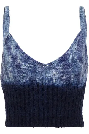 Altuzarra Top cropped Sim tie-dye in seta