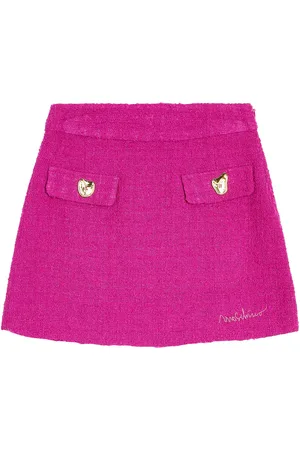 Moschino Gonna in misto lana bouclé