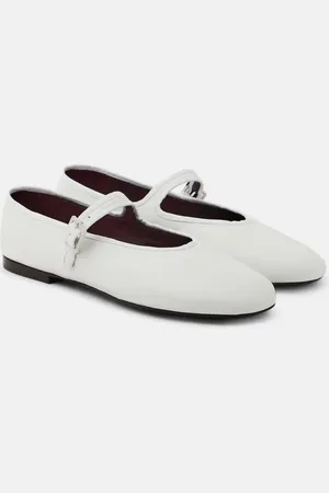 The Row Ballerine Mary Jane in pelle