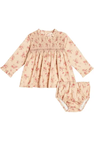 La Coqueta Baby - Abito e culottes Ivina in cotone con stampa