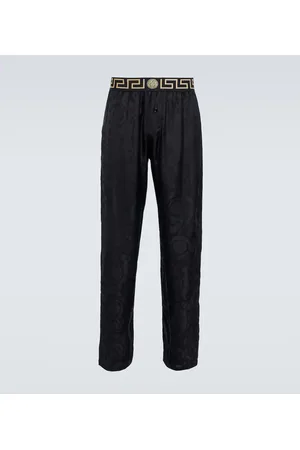VERSACE Pantaloni pigiama Barocco in twill