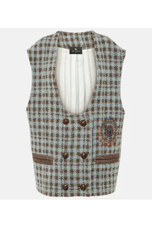 Etro Gilet in misto lana