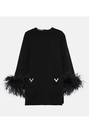 VALENTINO Blusa con piume