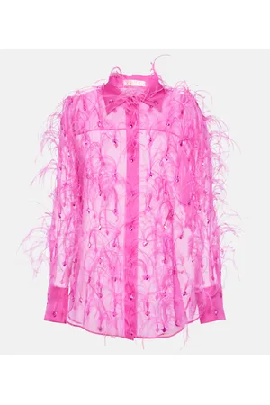 VALENTINO Blusa in organza di seta