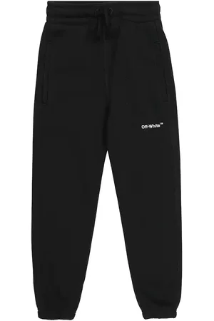 OFF-WHITE Pantaloni sportivi in cotone con logo