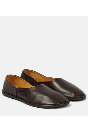 The Row Slippers Canal in pelle