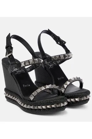 Christian Louboutin Espadrillas Pyraclou in pelle