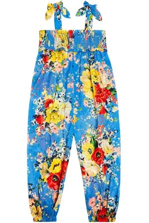 ZIMMERMANN Jumpsuit Alight in cotone arricciato