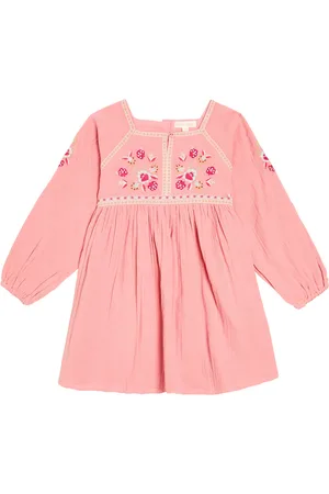 Louise Misha Abito Tulla in cotone con ricamo