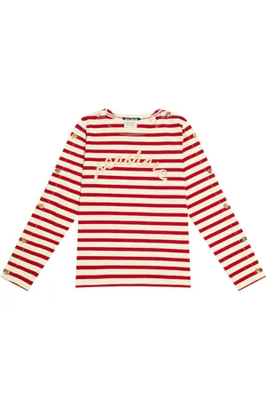 Scotch&Soda Top in jersey di cotone a righe