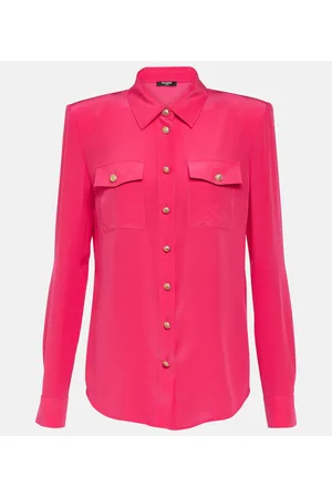 Balmain Camicia in seta crêpe de chine