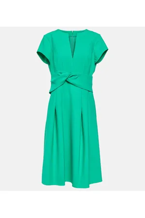 Oscar de la Renta Abito midi in misto lana