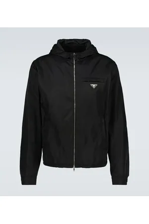 Prada Giacca in Re-Nylon con logo